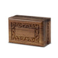 MEDIUM - Rosewood Border Urn -2742- Slide-out base