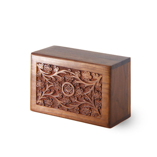 MEDIUM- Rosewood Urn  -2760 - Lifecycle