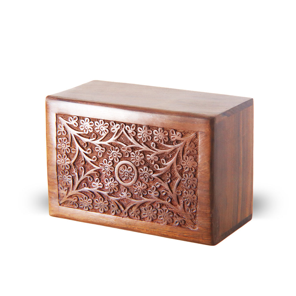 MEDIUM - Rosewood Lifecycle Urn -2760 - Bogati Exclusive