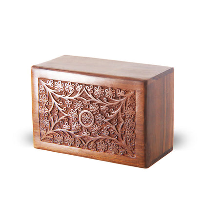 MEDIUM - Rosewood Lifecycle Urn -2760 - Bogati Exclusive