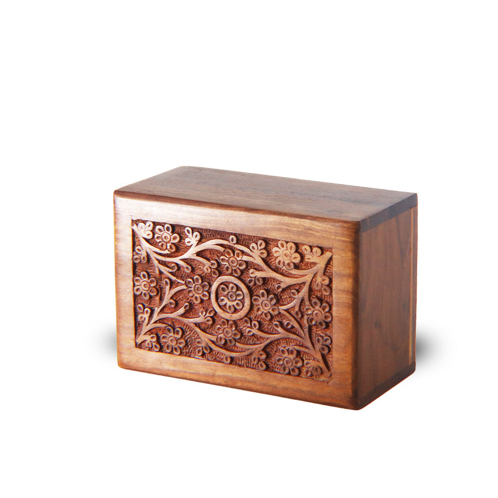 SMALL - Rosewood Lifecycle Urn -2760 - Bogati Exclusive