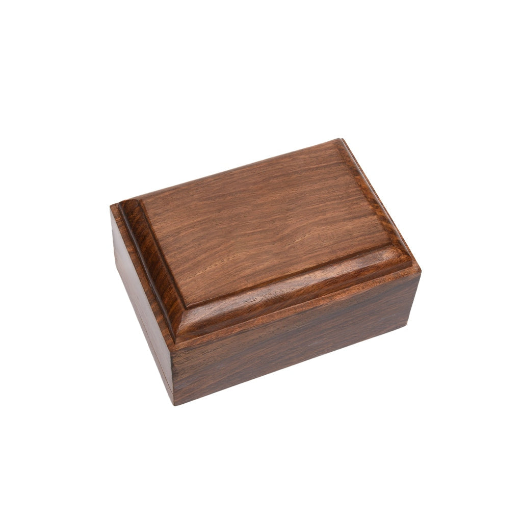 EXTRA SMALL Rosewood Urn -2705- Bevel Edge