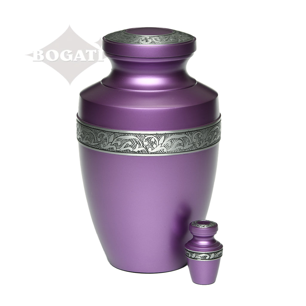KEEPSAKE - Alloy Urn -3076- Grecian with Flowing Vine