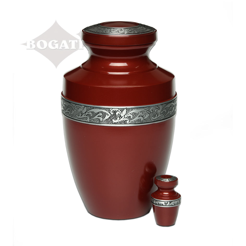KEEPSAKE - Alloy Urn -3076- Grecian with Flowing Vine
