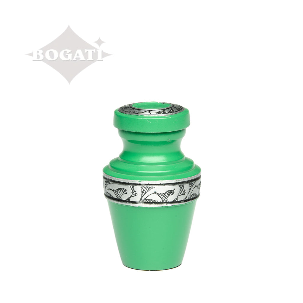 KEEPSAKE - Alloy Urn -3076- Grecian with Flowing Vine Green