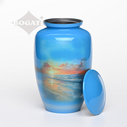 CLEARANCE - ADULT - Alloy Urn -3370- Sunset Beach