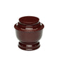 ADULT - Simple Round Alloy Urn -5-5050 Maroon