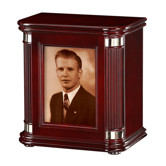 TC - Howard Miller Photo Frame Urn - Honor Series Honor I Rosewood