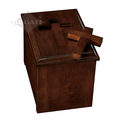 TC Howard Miller Wooden Urn - Faith Series