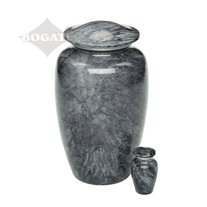 KEEPSAKE Classic Alloy Urn -9009- Black stone