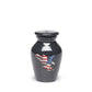 KEEPSAKE - Alloy Urn -4076- Eagle and American Flag - High Gloss Slate finish