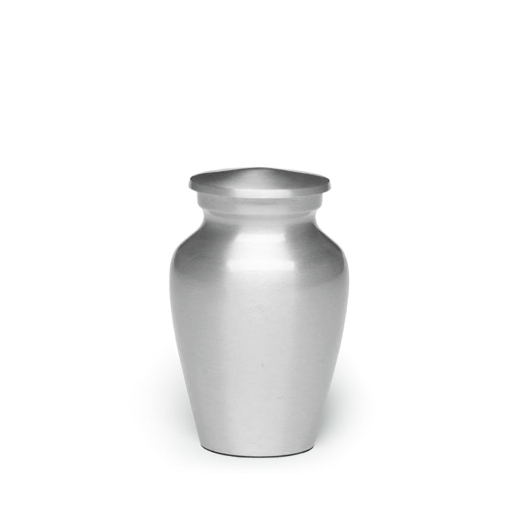 KEEPSAKE -Alloy Urn AU-CLB – Brushed Silver Look