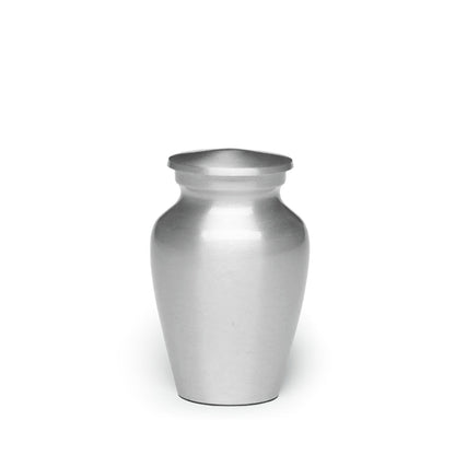 KEEPSAKE -Alloy Urn AU-CLB – Brushed Silver Look