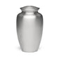 ADULT – Classic Alloy Urn AU-CLB - Brushed Silver Look