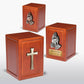 ADULT - Basswood Vertical Urn -AW04- Spiritual Accessories Cherry