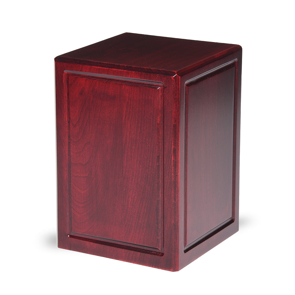 ADULT - Basswood Vertical Urn -AW04- Dark Cherry