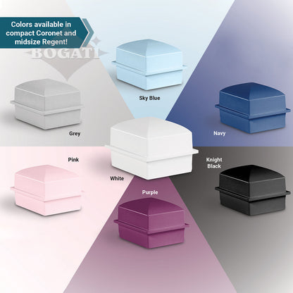 Regent Single Burial Vault -450- Navy