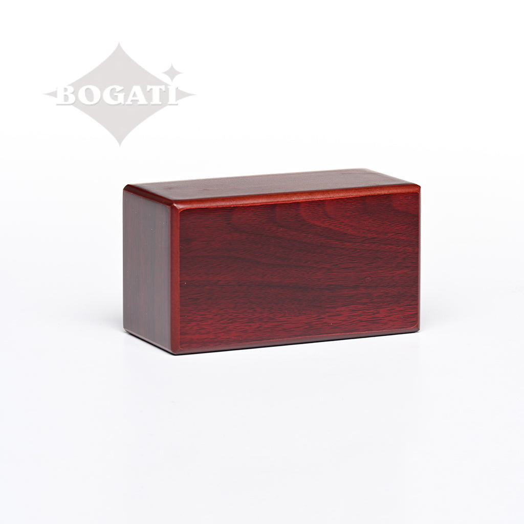 SMALL MDF Simplicity Urn -B038- Dark Cherry finish - Case of 24