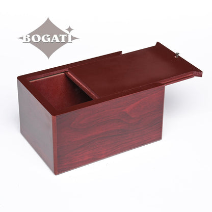 MEDIUM MDF Simplicity Urn -B038- Dark Cherry finish