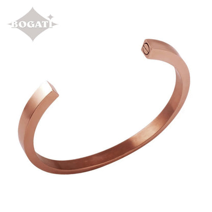 J-BANGLE 02 - Modern Bangle - Coffee-tone
