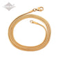 J-204 - Gold-tone Cylinder with Angel Wing and Mother of Pearl Heart - Pendant with Chain