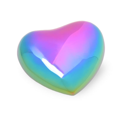 KEEPSAKE ~ Stainless Steel Heart ~Reflections Rainbow