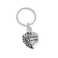 J-006 - “Always In My Heart” - Silver-tone - Keychain