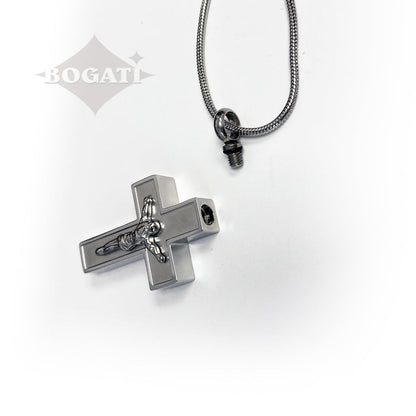 J-009 - Jesus on the Cross - Pendant with Chain