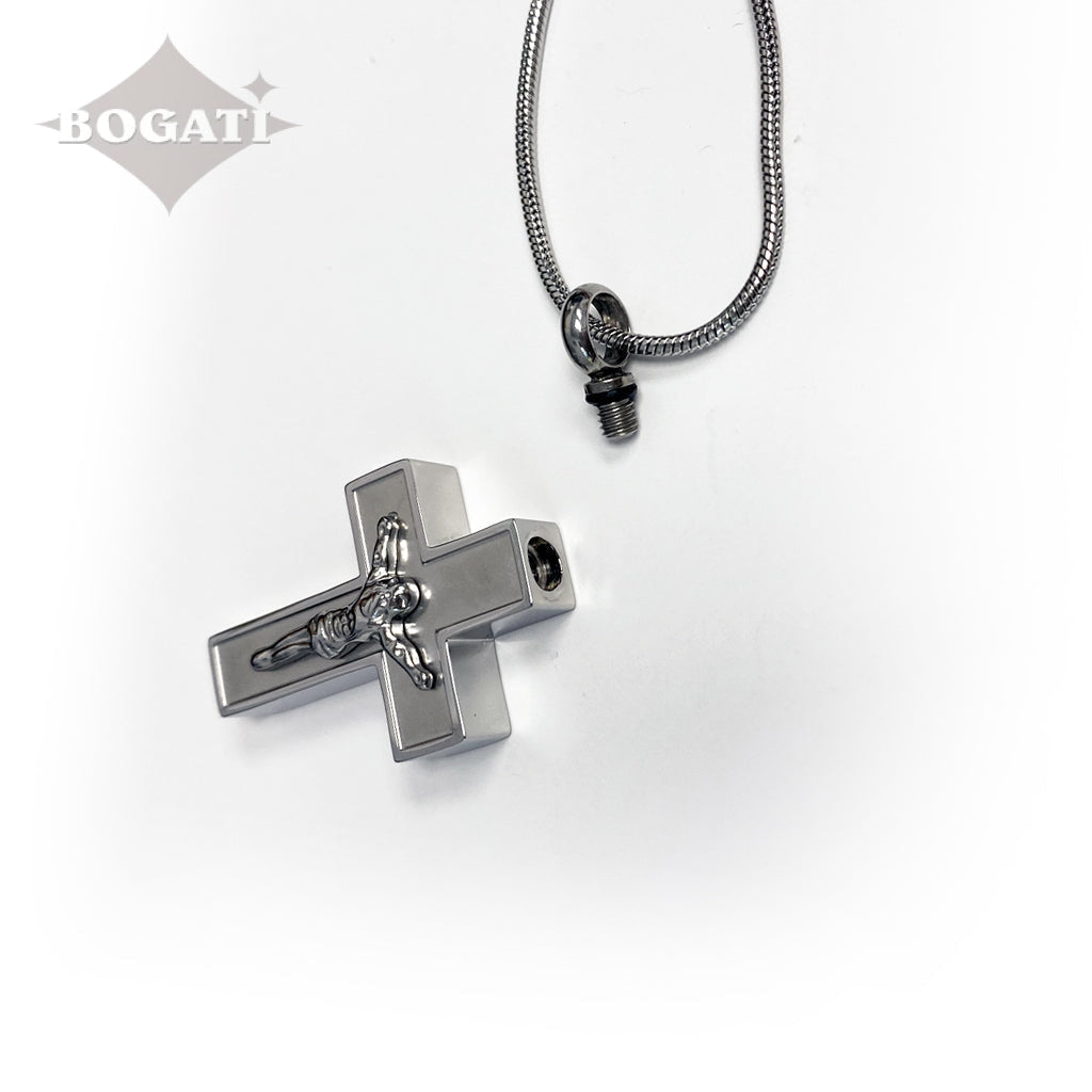 J-009 - Jesus on the Cross - Pendant with Chain