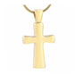 J-043 - Cross - Pendant with Chain - Gold