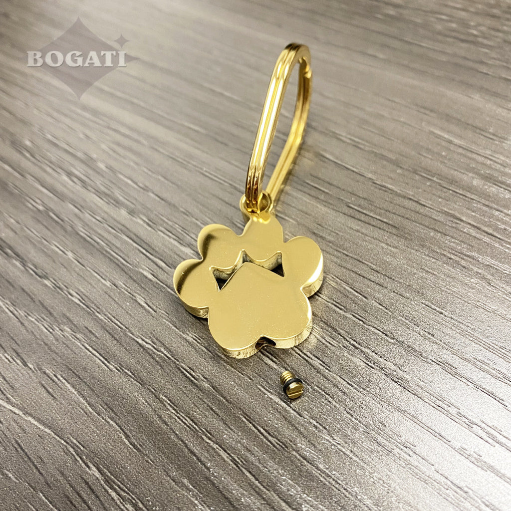 J-096- Large Pawprint Keychain