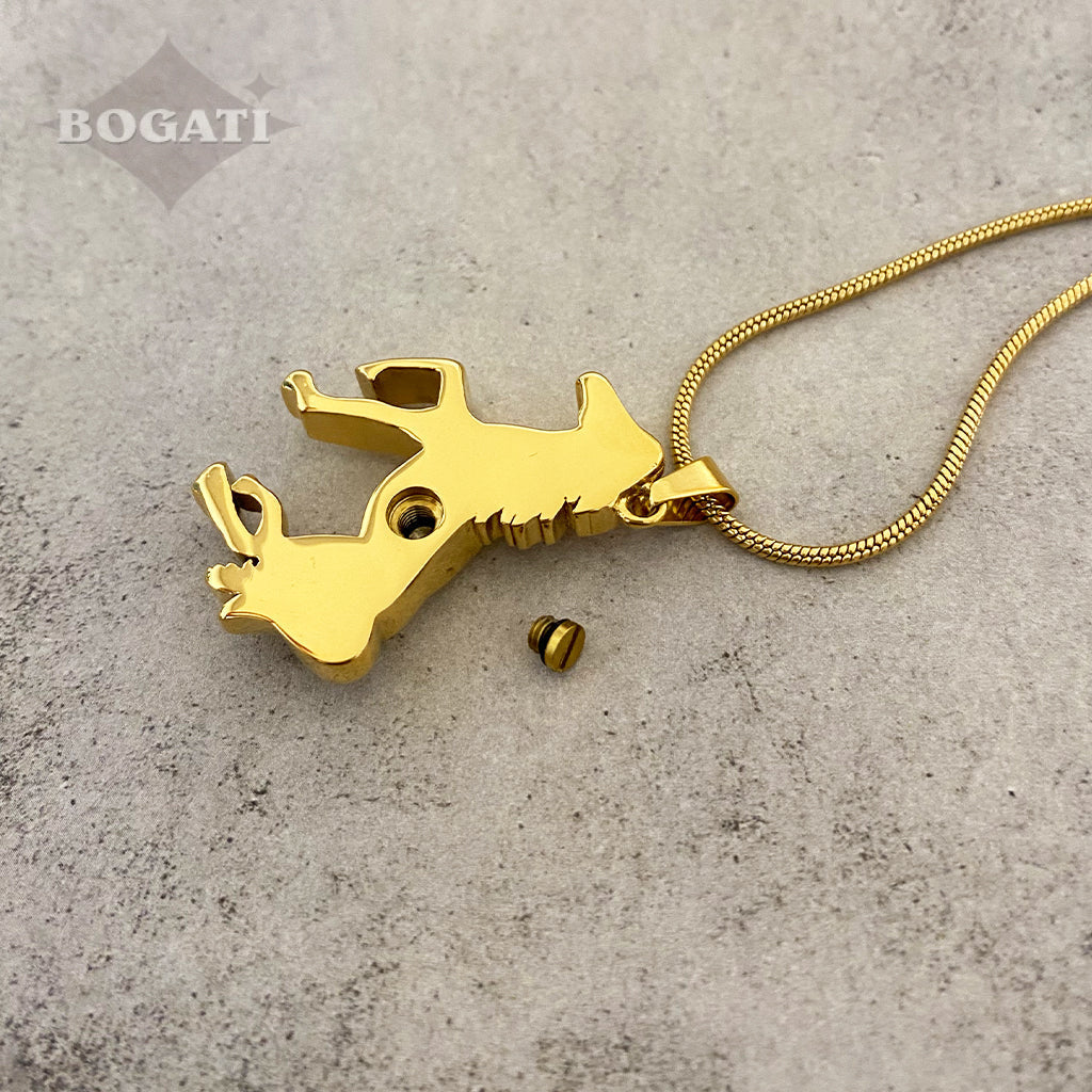 J-1512 Prancing Horse - Pendant with Chain