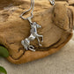 prancing Horse - Memorial Necklace in Silver color - Bogati