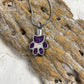 J-154 -Glitter Paw - Pendant with Chain