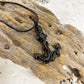 J-167- Anchor - black-tone - Pendant with Chain