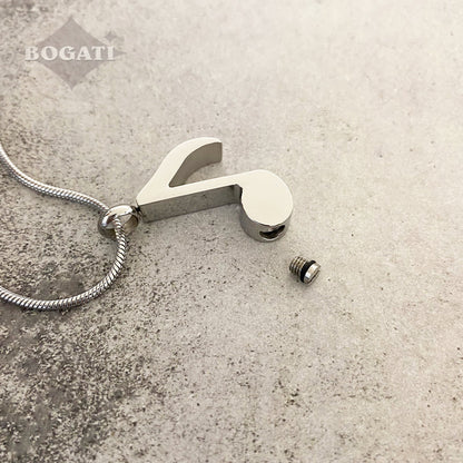 J-188 - Musical Note - Pendant with Chain