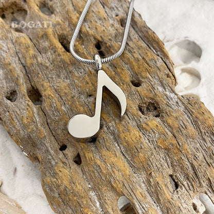 J-188 - Musical Note - Pendant with Chain