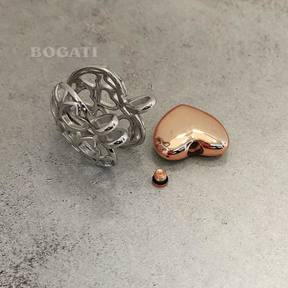 J-2080 - Heart Locket - Pendant with Chain