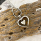 J-269 - Heart Charm - Pendant with Chain