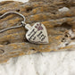 J-325 Paw Print Heart - "No longer by my side..."- Pendant with Chain