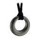 J-390- Circle of Life - gunmetal-tone - Pendant with Rope