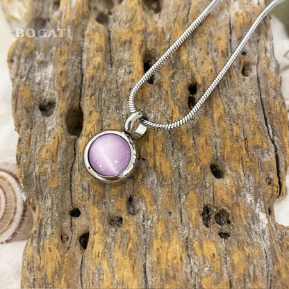 J - 446 Stone Moondrop - Pendant With Chain