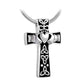 J-603 - Irish Claddagh Cross - Pendant with Chain