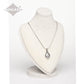 J-627 - Faithful Friend Teardrop Pendant With Chain