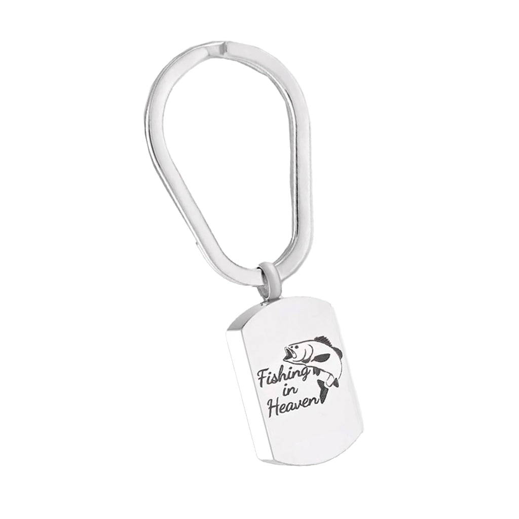 J-726 Fishing In Heaven Tag - Keychain