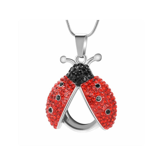 J-7462 Bejeweled Ladybug - Pendant with Chain