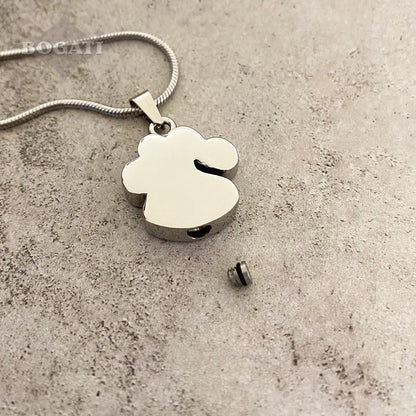 J-756 Paw with Rhinestones – Pendant with Chain