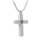 J-785 Cross with Pawprint - Pendant with Chain