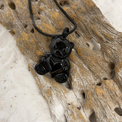 J-800 - Teddy Bear - Pendant with Chain