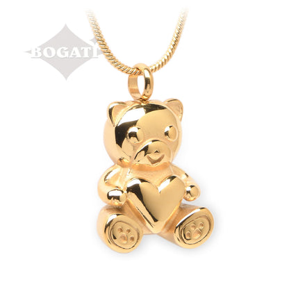 J-800 - Teddy Bear Pendant With Chain